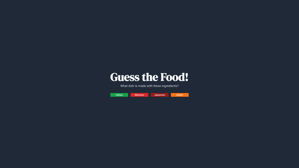 Guess The Food 1.0