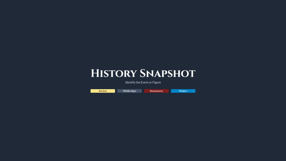 History Snapshot
