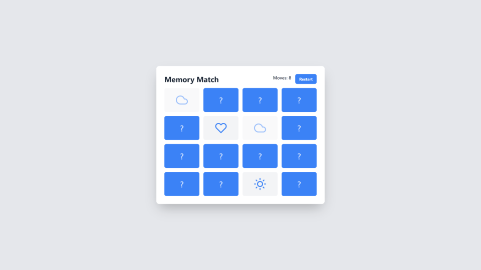 Memory Match: The Card Flip Challenge