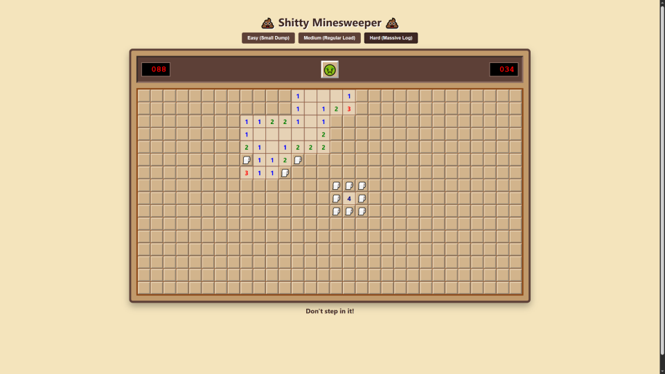Shitty Minesweeper