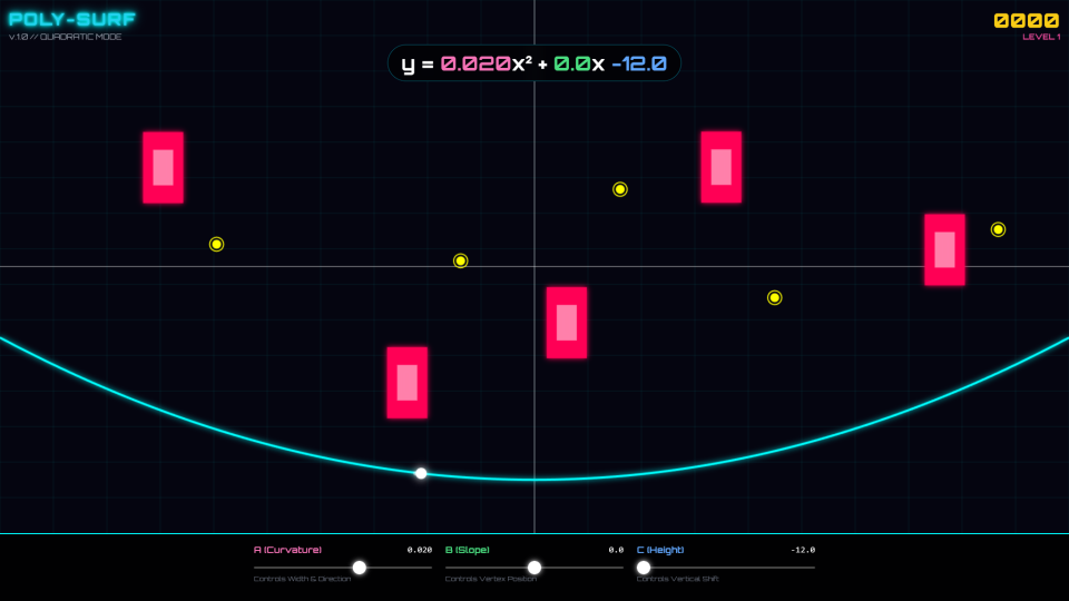 Poly-Surf: Quadratic Quest